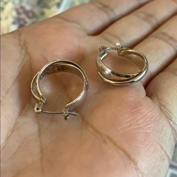 Sterling silver loopy hoops - Picture 4 of 4